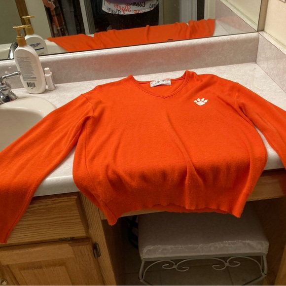 Sweaters - Woman’s orange Clemson sweater